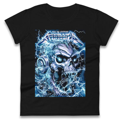 Metallica Ride The Lightning Ladies T Shirt