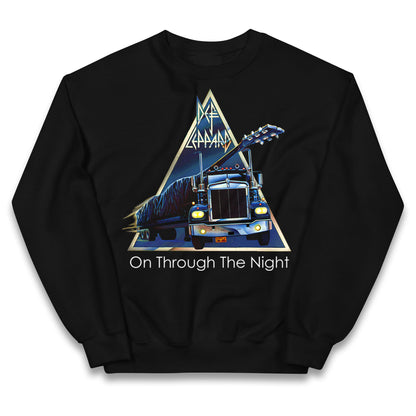 Leppard On Through The Night Kids Jumper