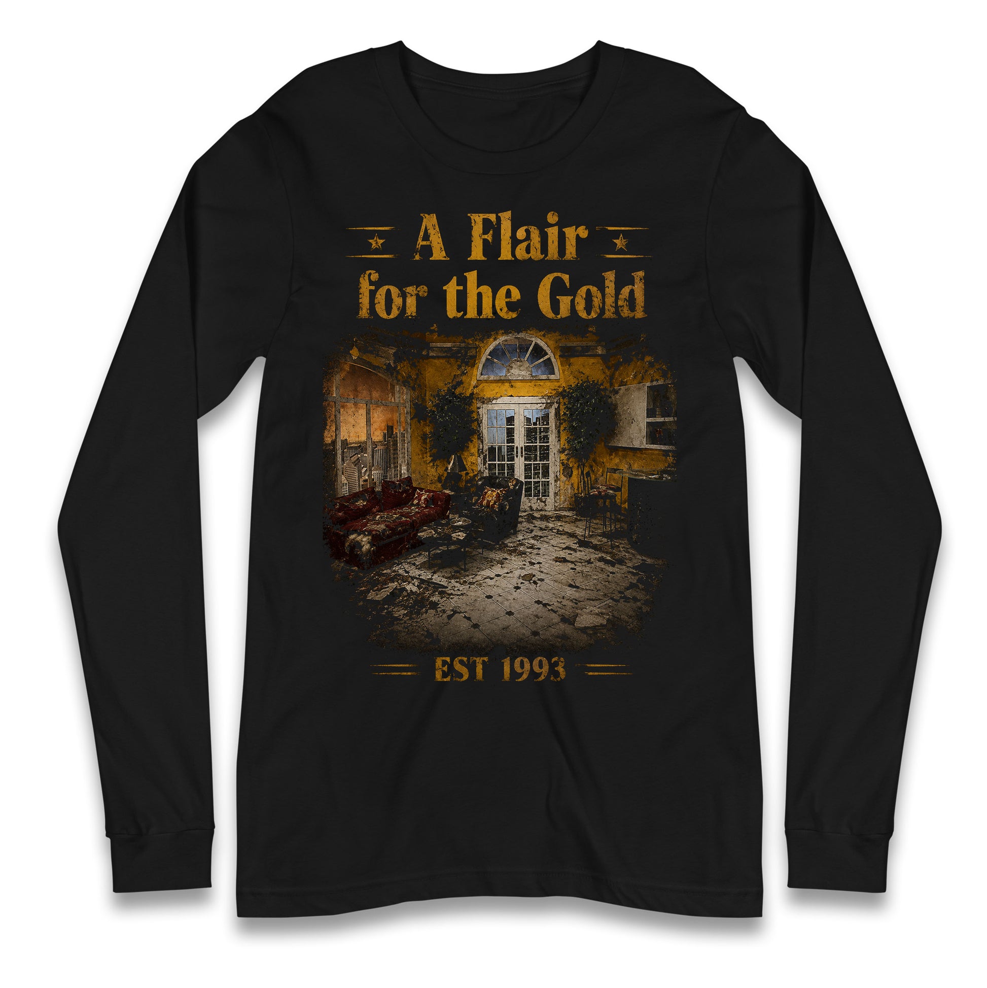 Ric Flair A Flair for The Gold Pro Wrestling WCW Longsleeve T Shirt 