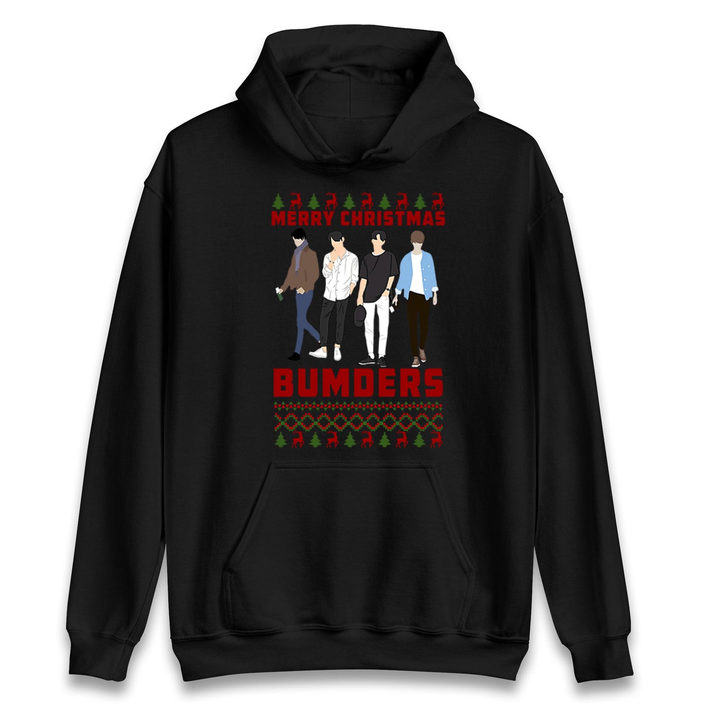 Merry Christmas Bumders The Inbetweeners Unisex Hoodie