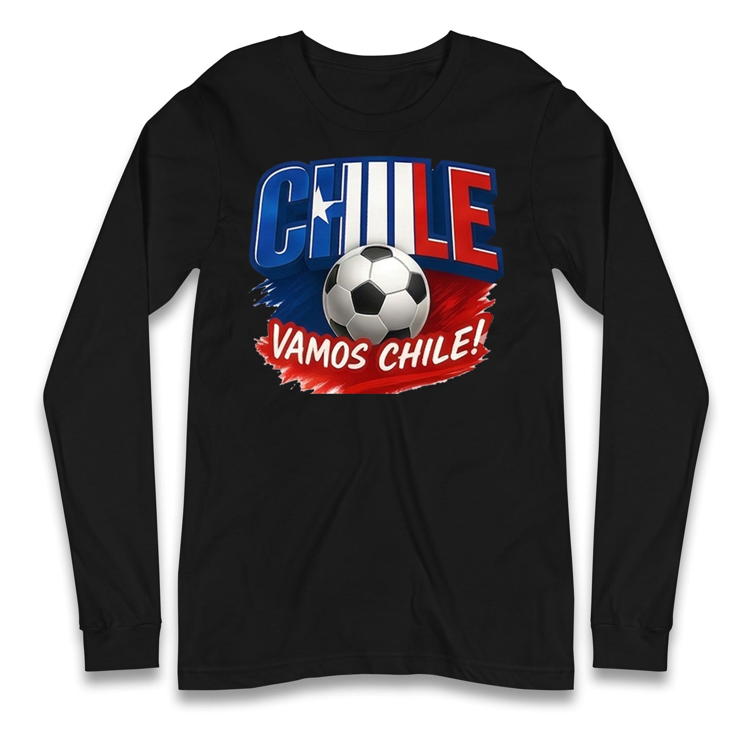 Chile Retro World Cup Longsleeve T Shirt
