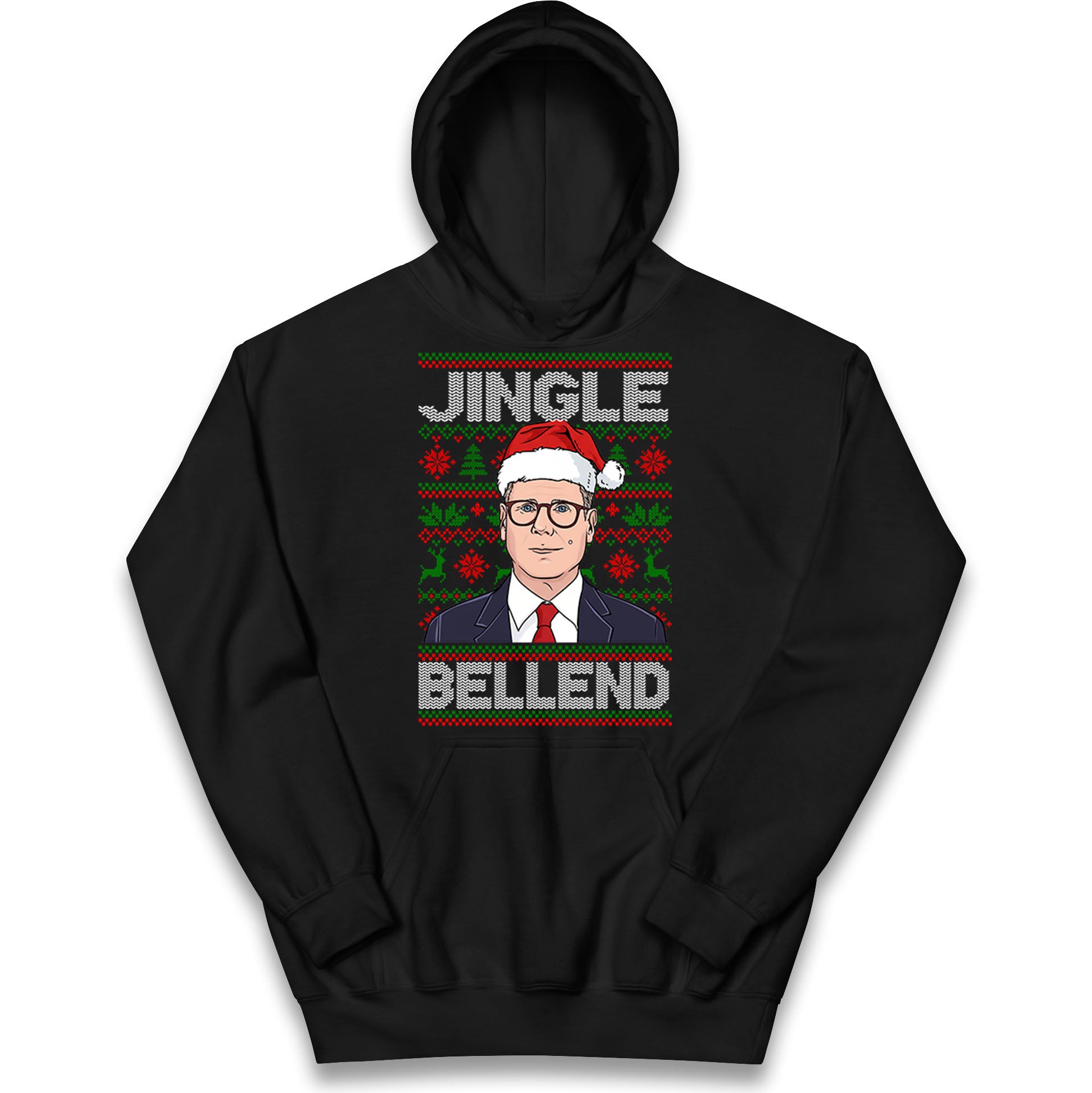 Keir Starmer Jingle Bell End Kids Hoodie 