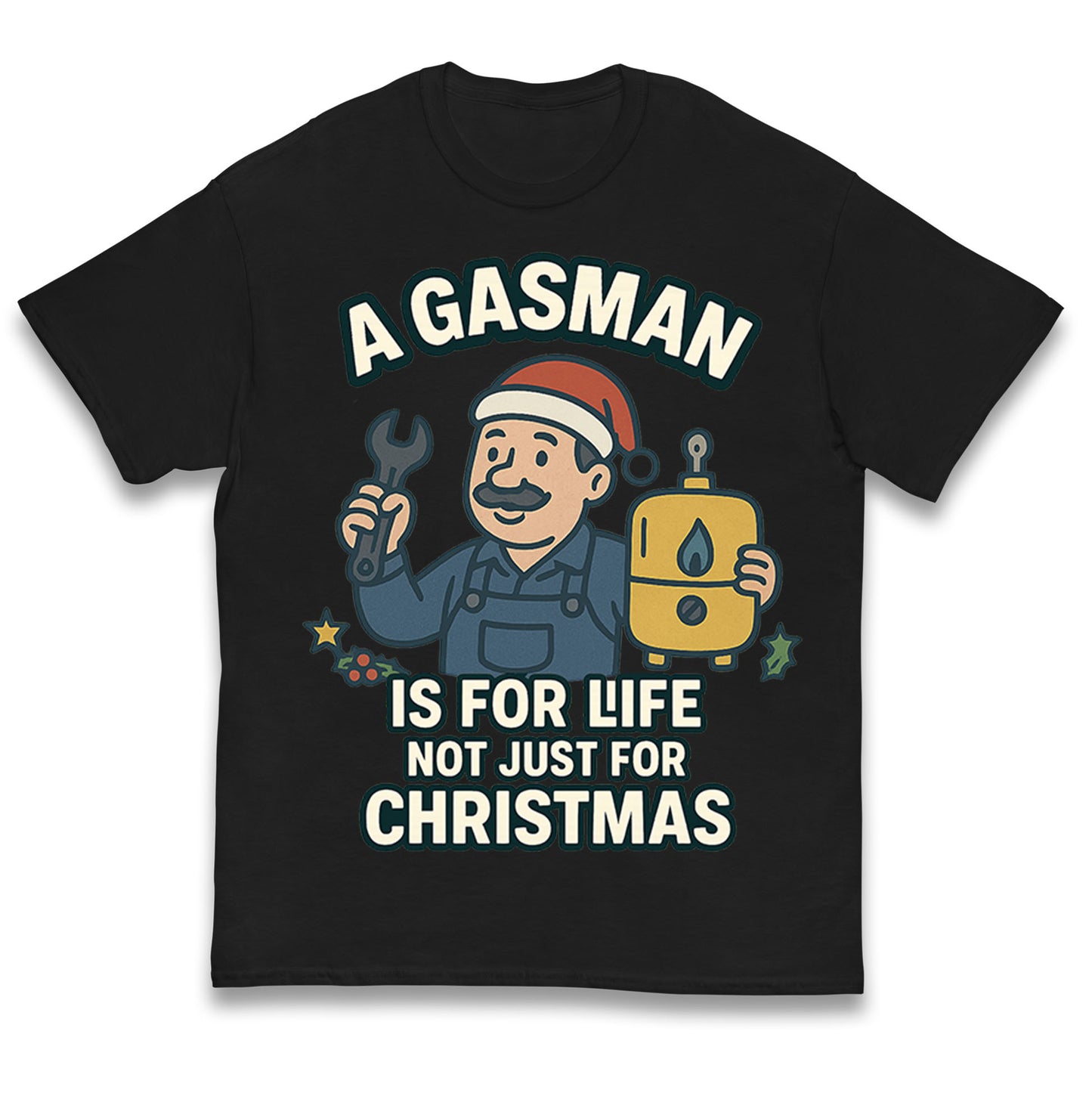Gasman Christmas Kids T Shirt