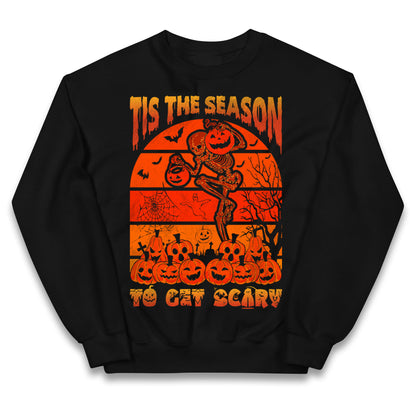 Tis The Season To Get Scary Halloween Jumper

