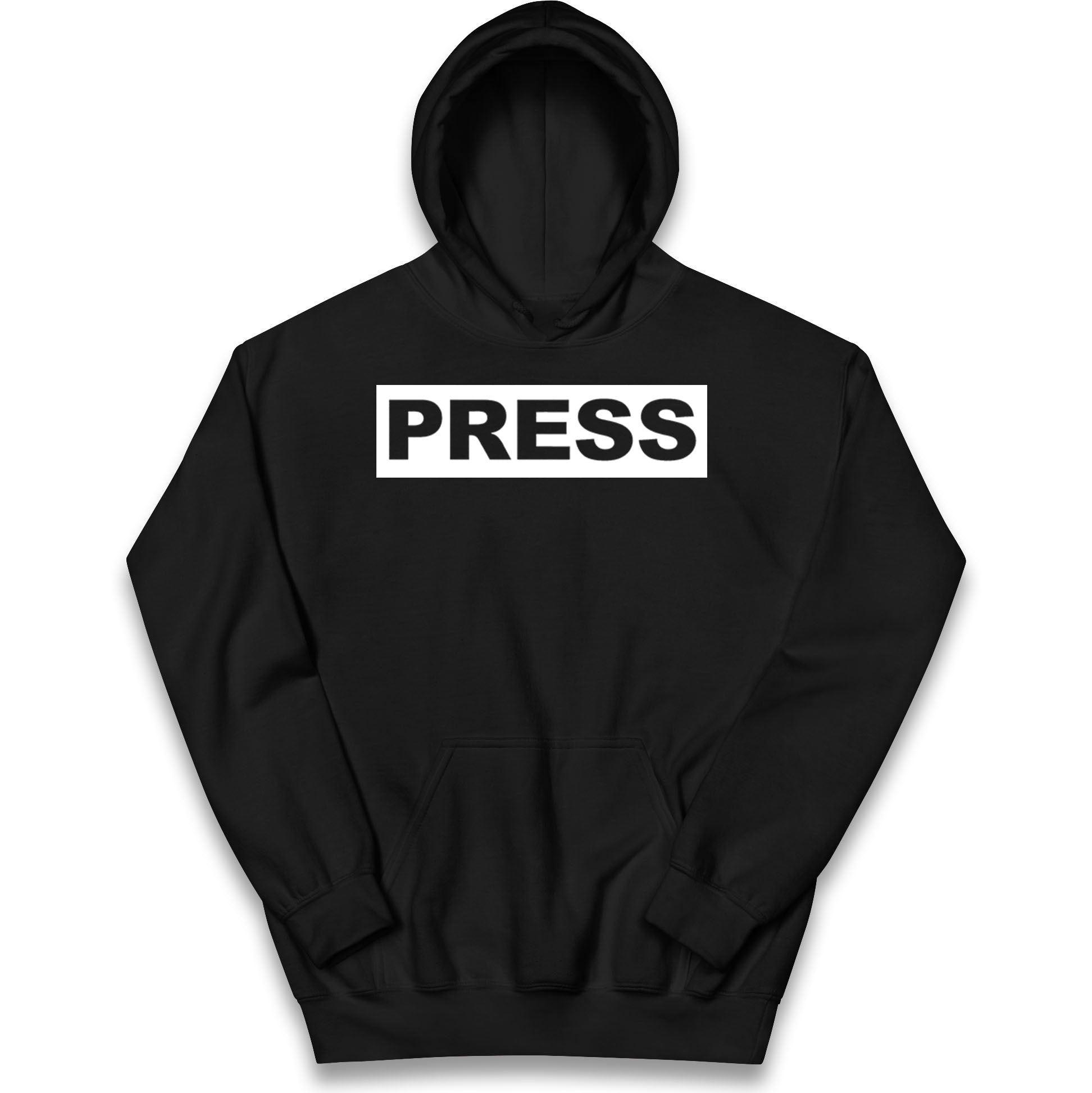 PRESS Palestine Inspired By Journalist Motaz Azaiza Kids Hoodie