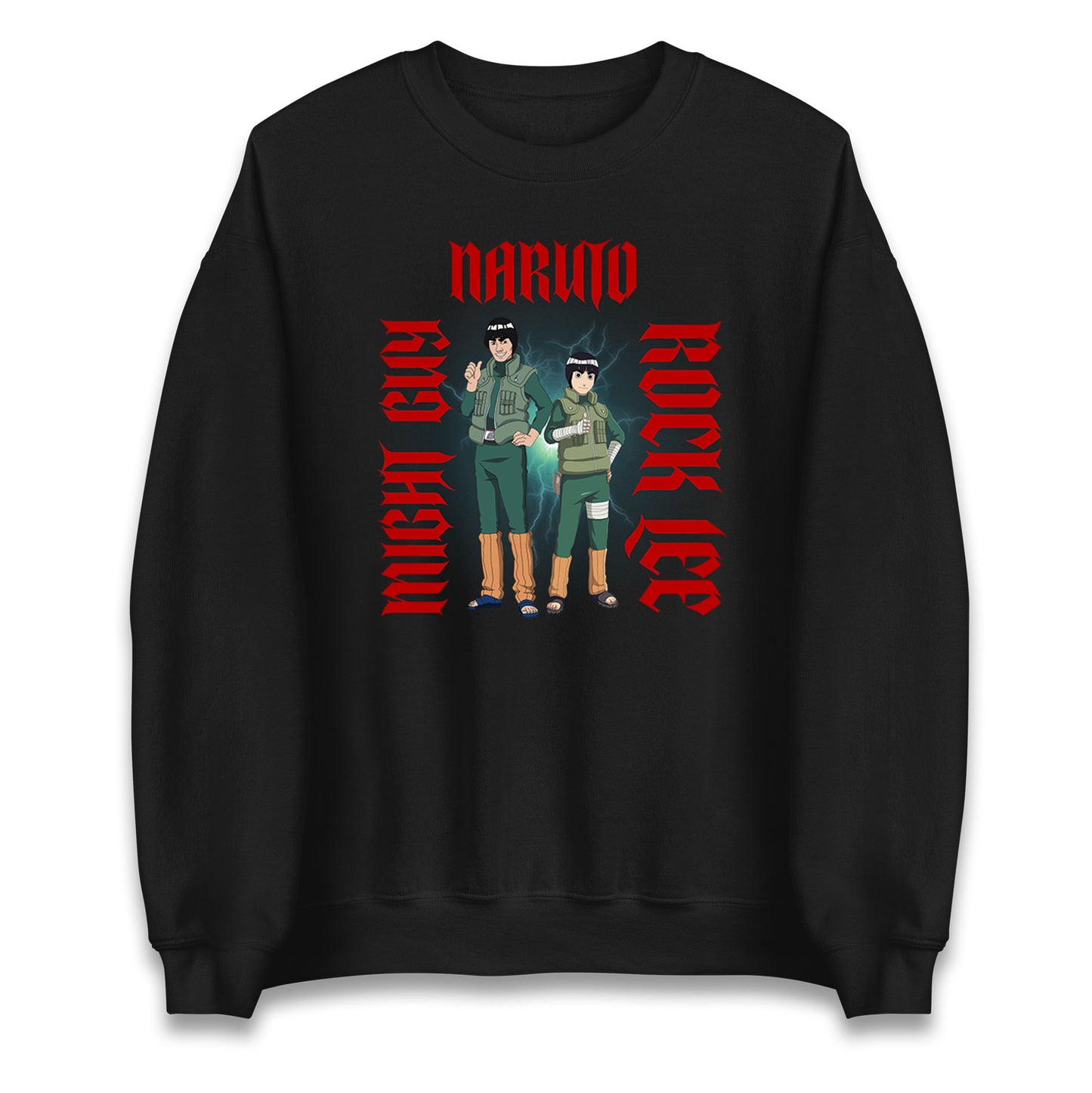 Naruto Might Guy And Rock Lee Sweatshirt