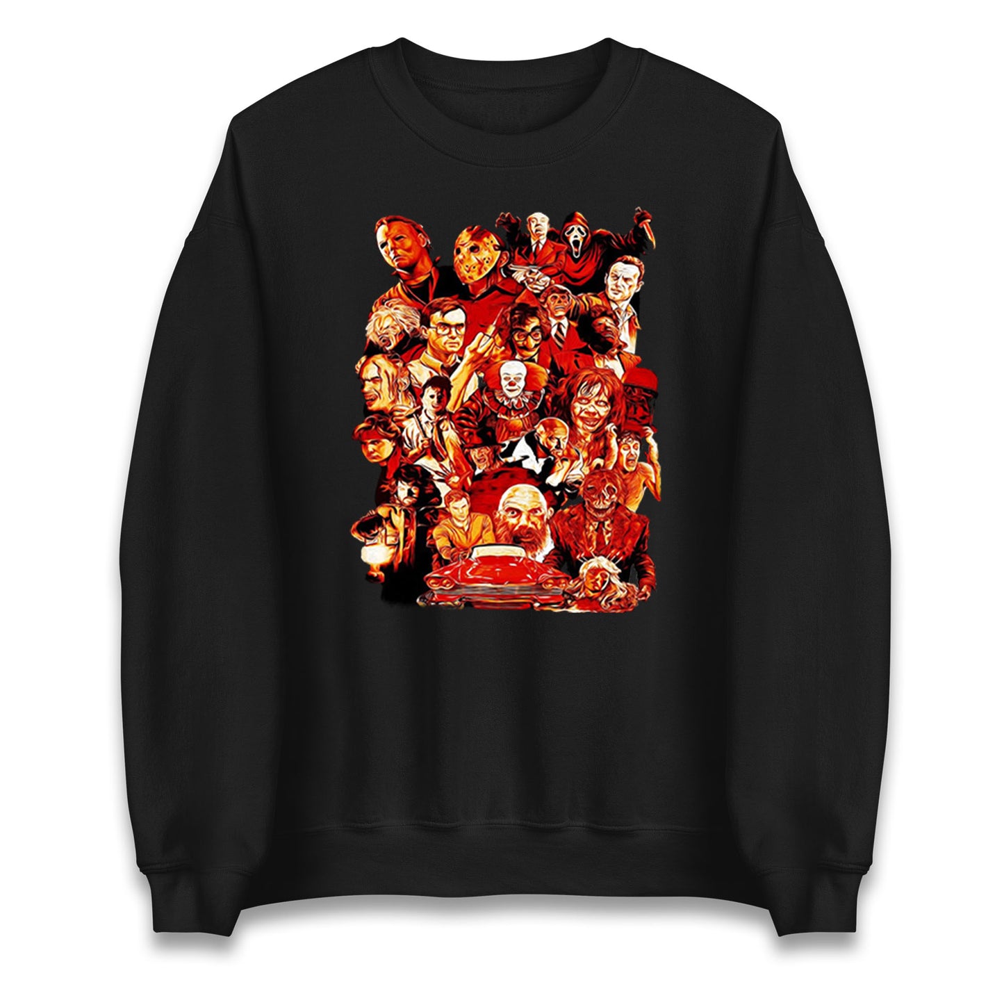 Horror Characters Halloween Unisex Sweatshirt