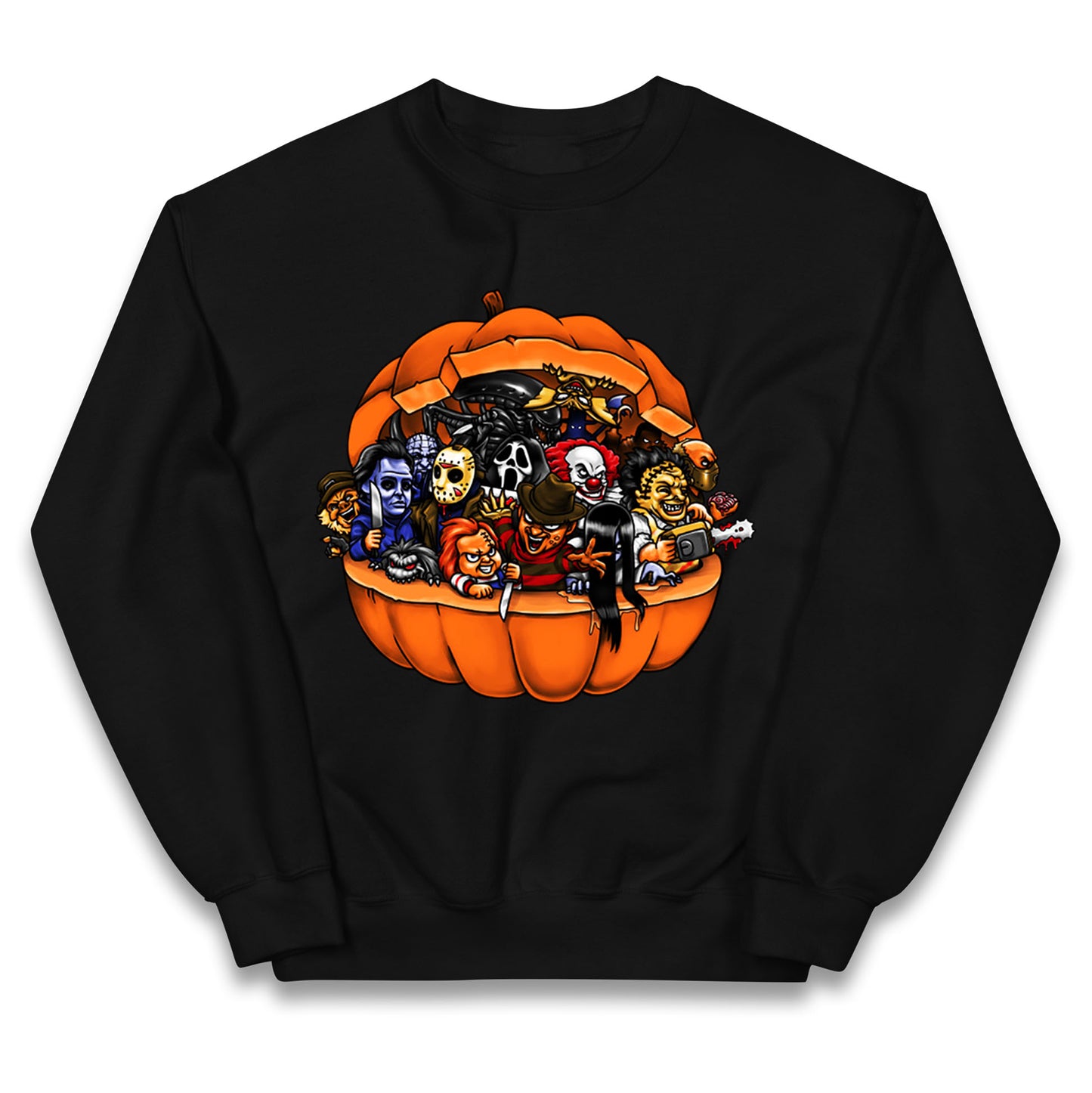 Super Villains Horror Friends Halloween Jumper