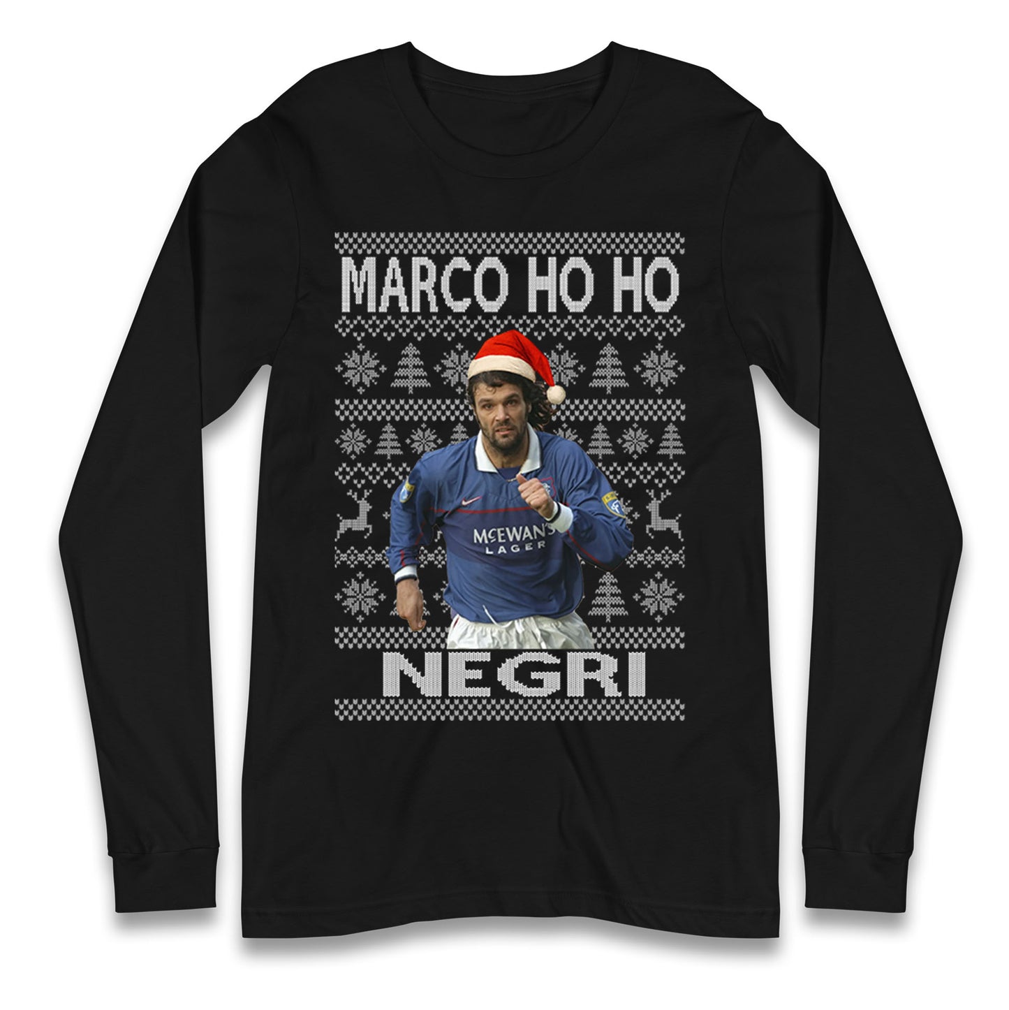 Rangers FC Christmas Longsleeve T Shirt 