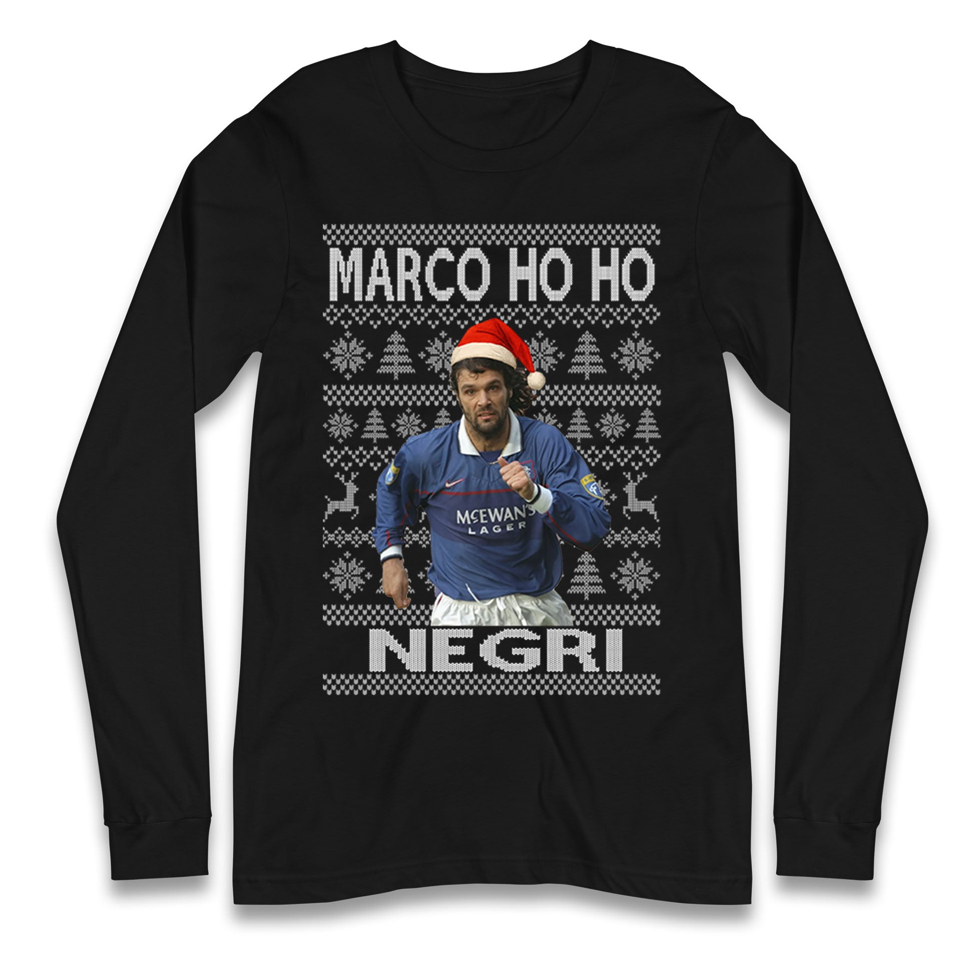 Rangers FC Christmas Longsleeve T Shirt 