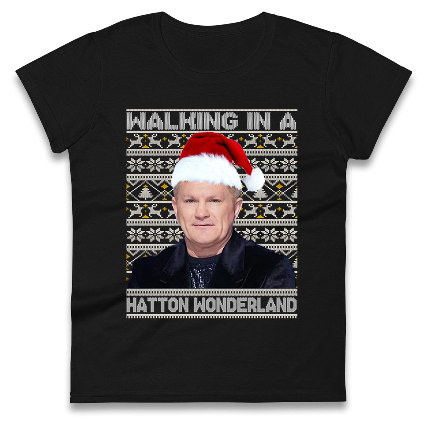 Ricky Hatton Christmas Ladies T Shirt