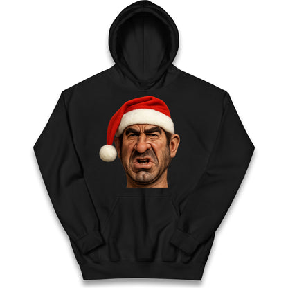 Eric Cantona Xmas Kids Hoodie