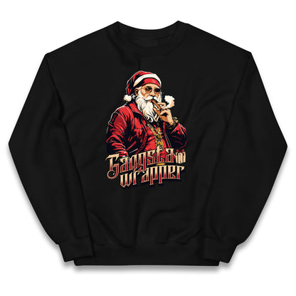 Santa Claus Gangster Kids Jumper