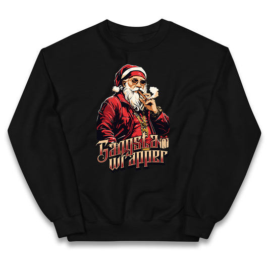 Santa Claus Gangster Kids Jumper