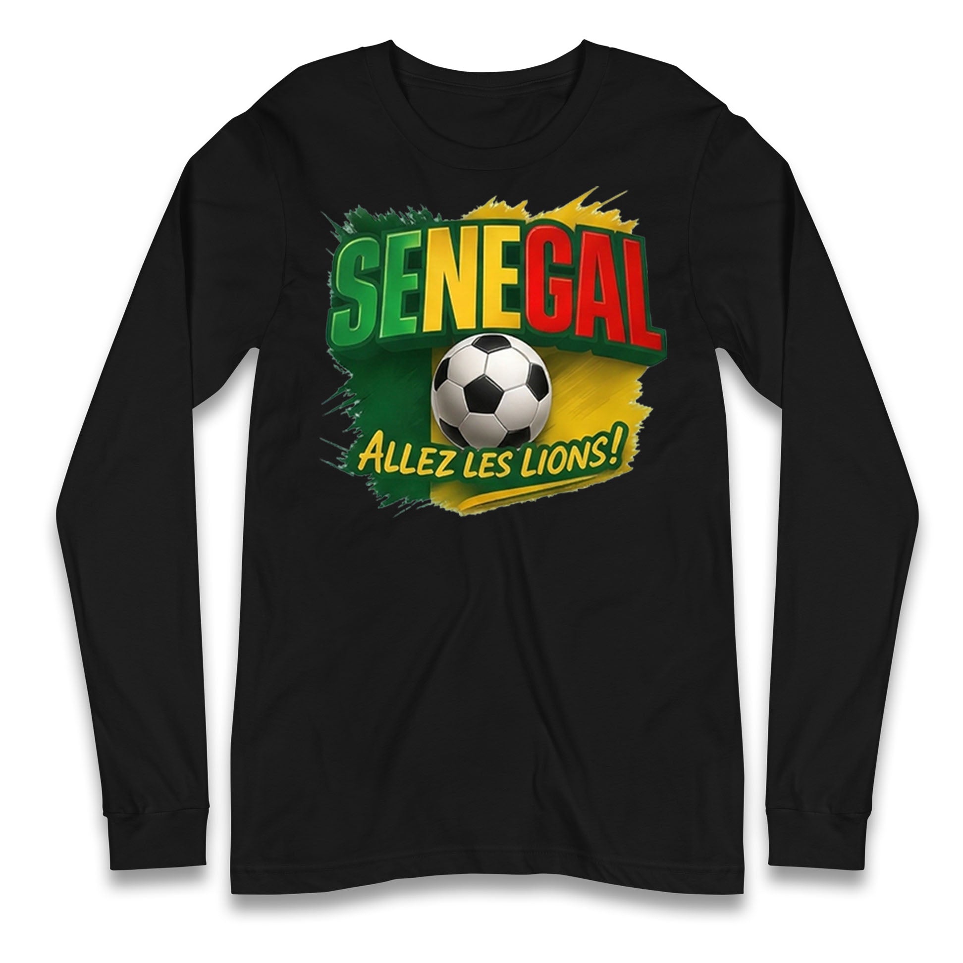 Senegal Retro World Cup Longsleeve T Shirt