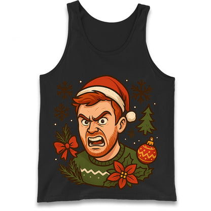 Angry Ginge Christmas Tank Top