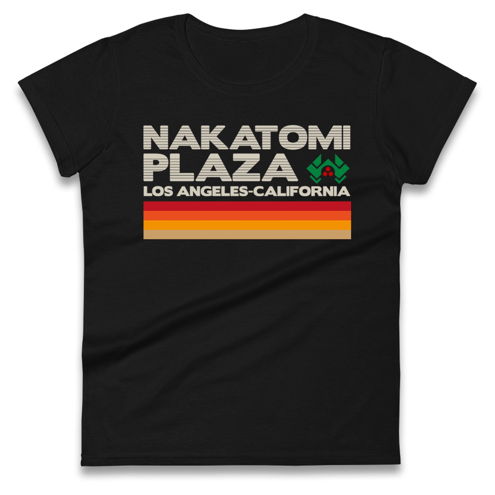 nakatomi plaza vintage womens t shirt