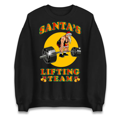 Santas Lifting Team Christmas Jumpers UK