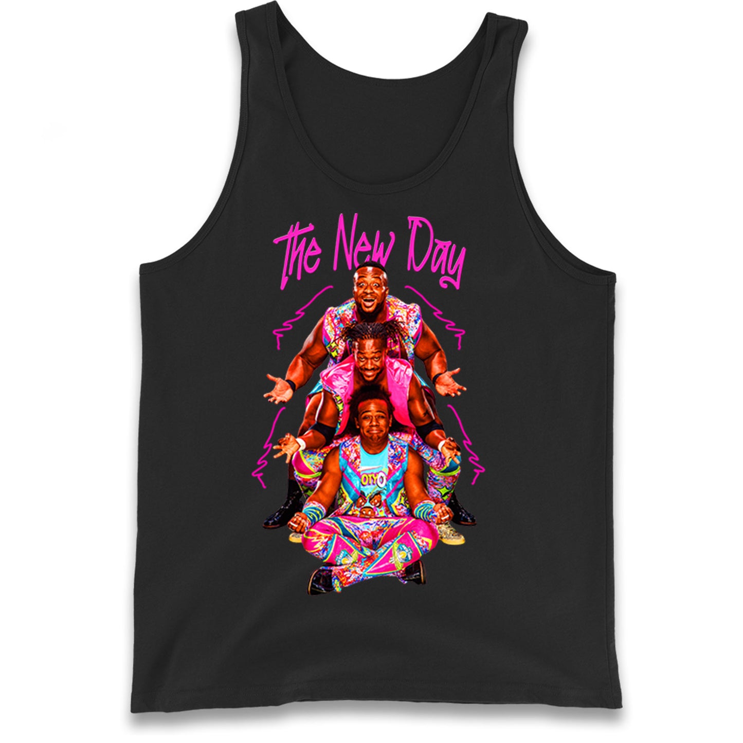 The New Day wwe Bootleg Tank Top