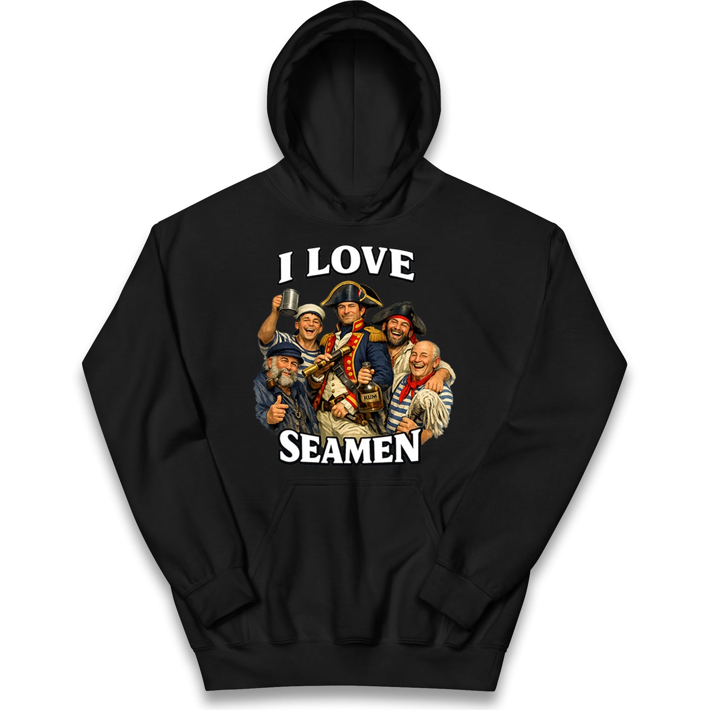 I Love Seamen Funny Cringe Meme Offensive  Kids Hoodie