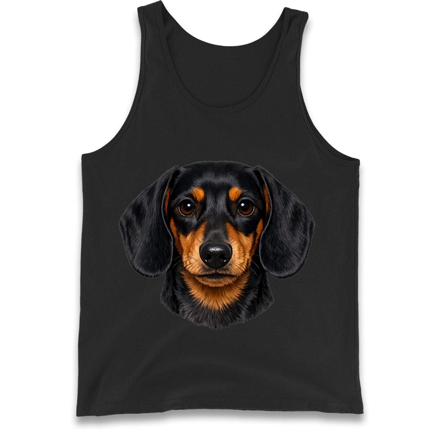 Dachshund Dog Face Tank Top