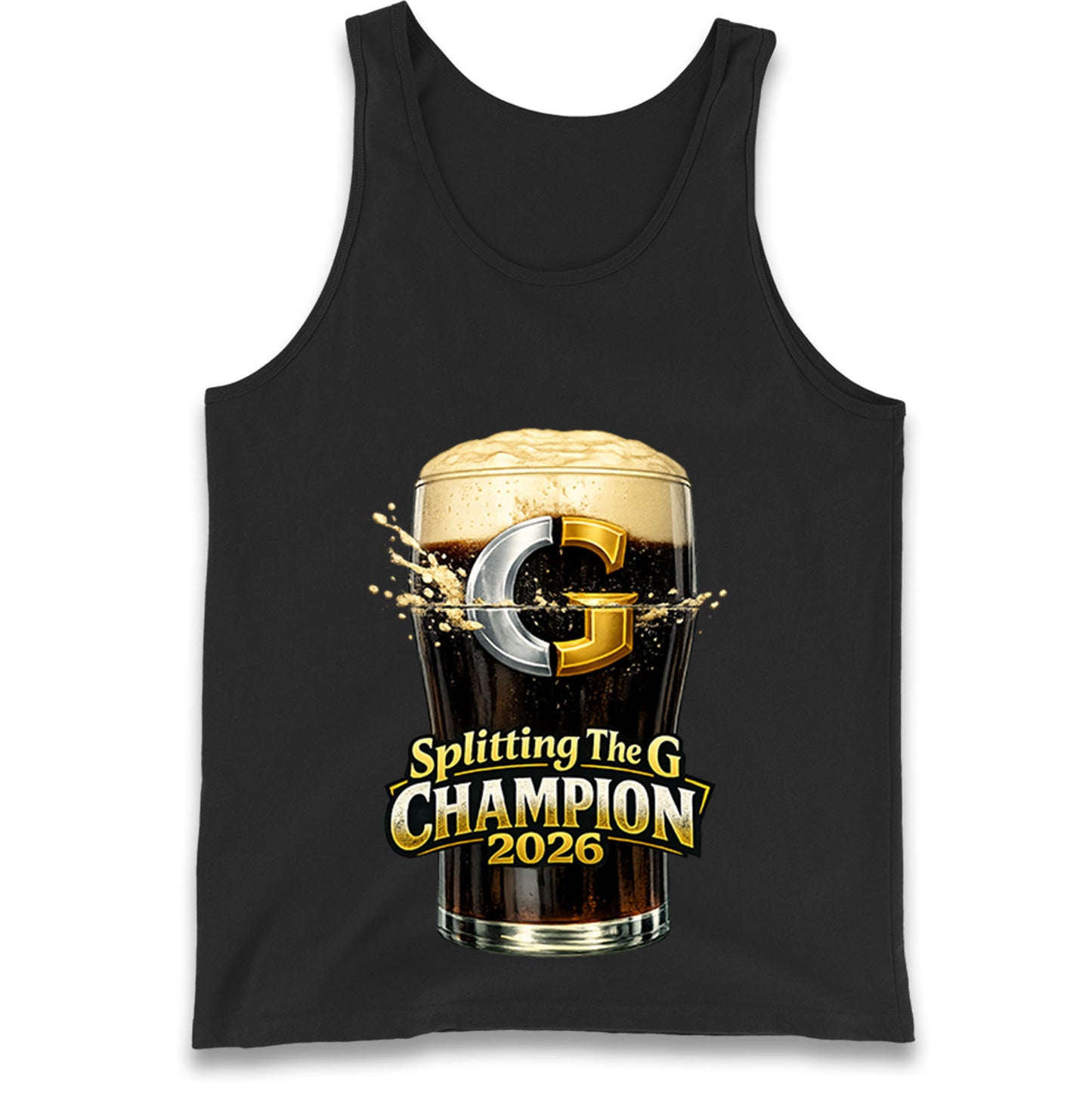 Splitting The G Champion Tank Top
