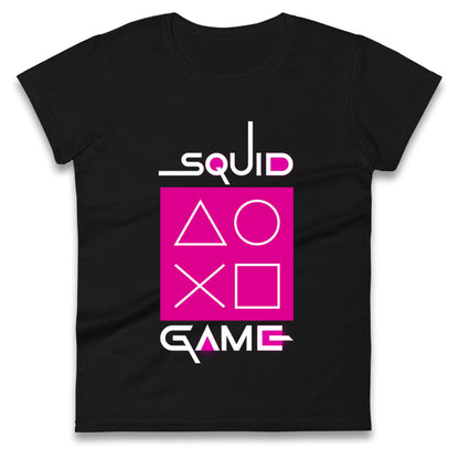 Squid Game Shapes Womens T Shirt