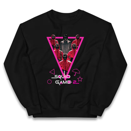 Squid Game Guards And Front Man kids Jumper