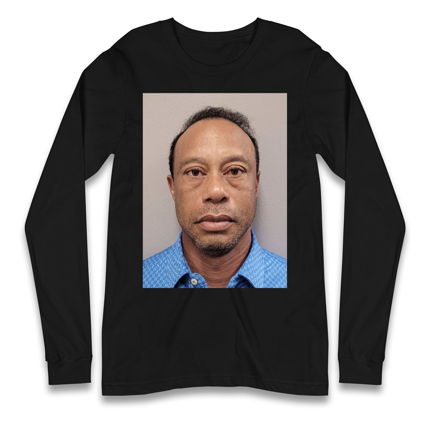 Tiger Woods Mugshot Longsleeve T Shirt