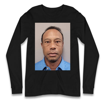 Tiger Woods Mugshot Longsleeve T Shirt