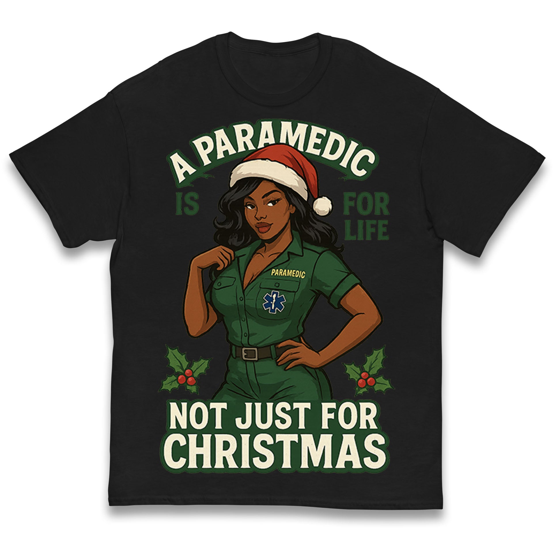 Paramedic Christmas Kids T Shirt