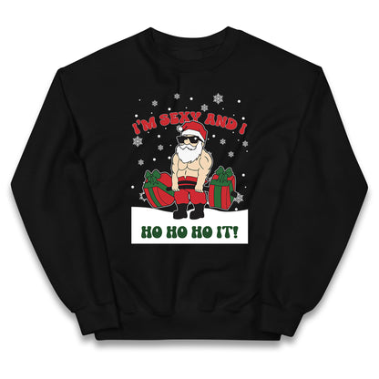 Santa Claus Ho Ho Ho Kids Jumper