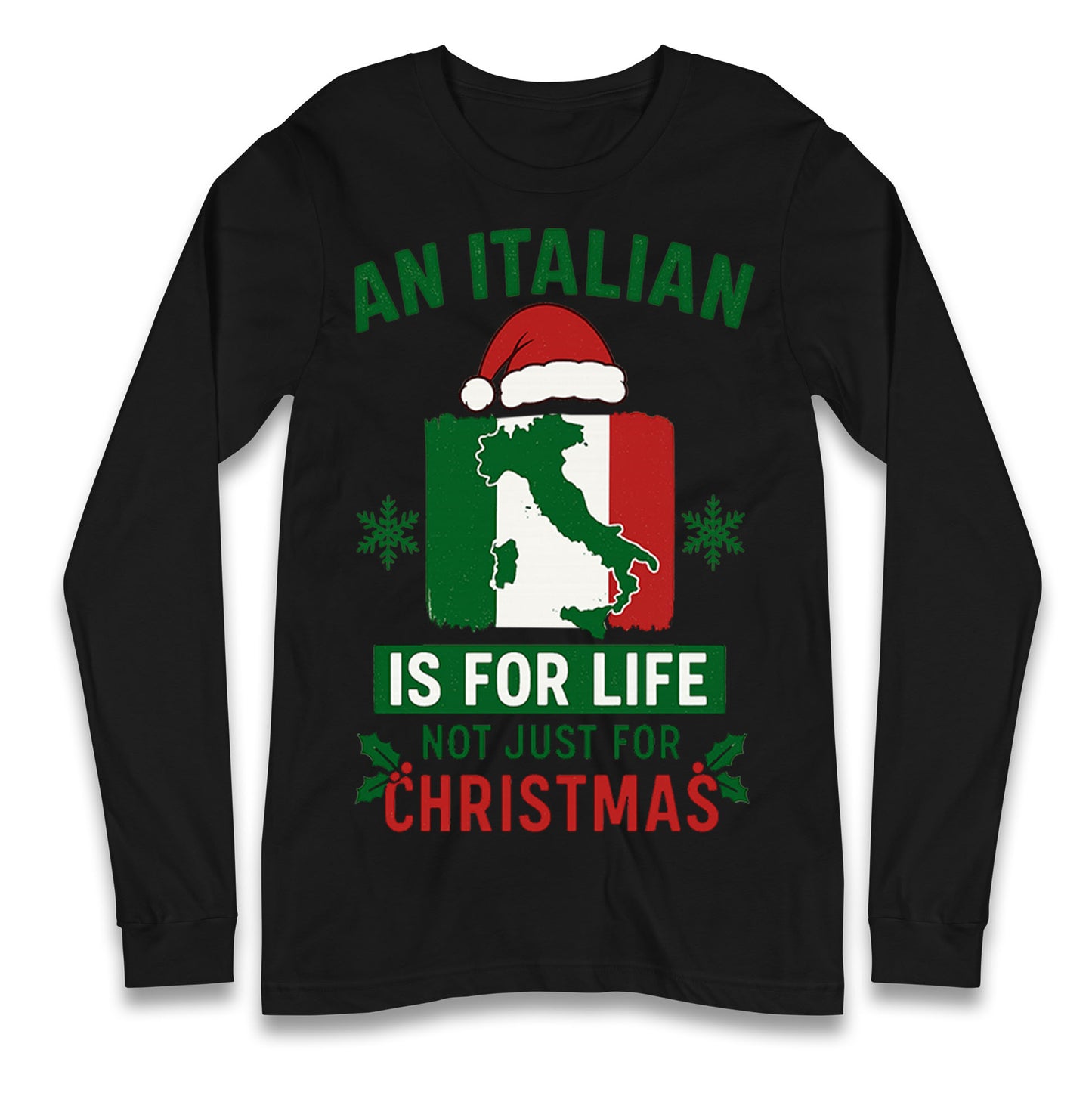 Italian Christmas Longsleeve T Shirt