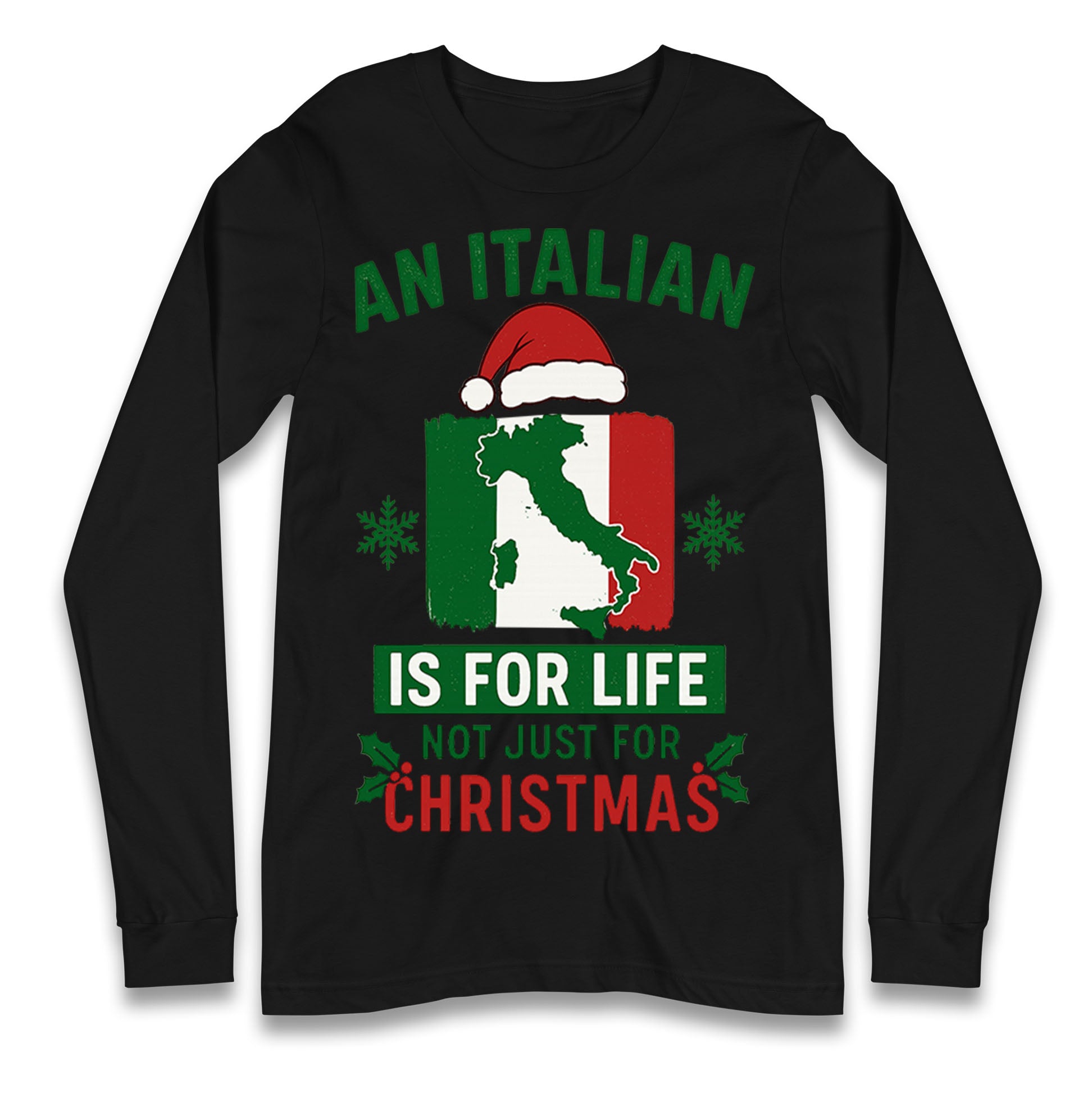 Italian Christmas Longsleeve T Shirt