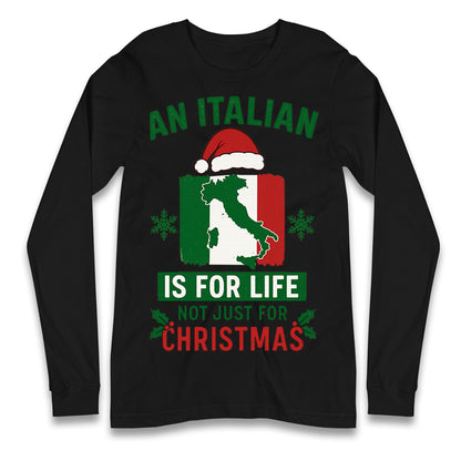 Italian Christmas Longsleeve T Shirt