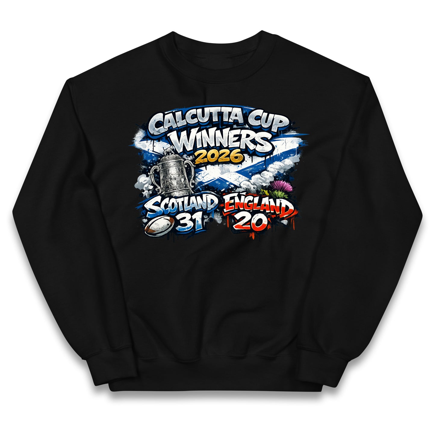 Scotland Calcutta Cup Winners 2026 Kids Jumper
