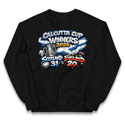 Scotland Calcutta Cup Winners 2026 Kids Jumper