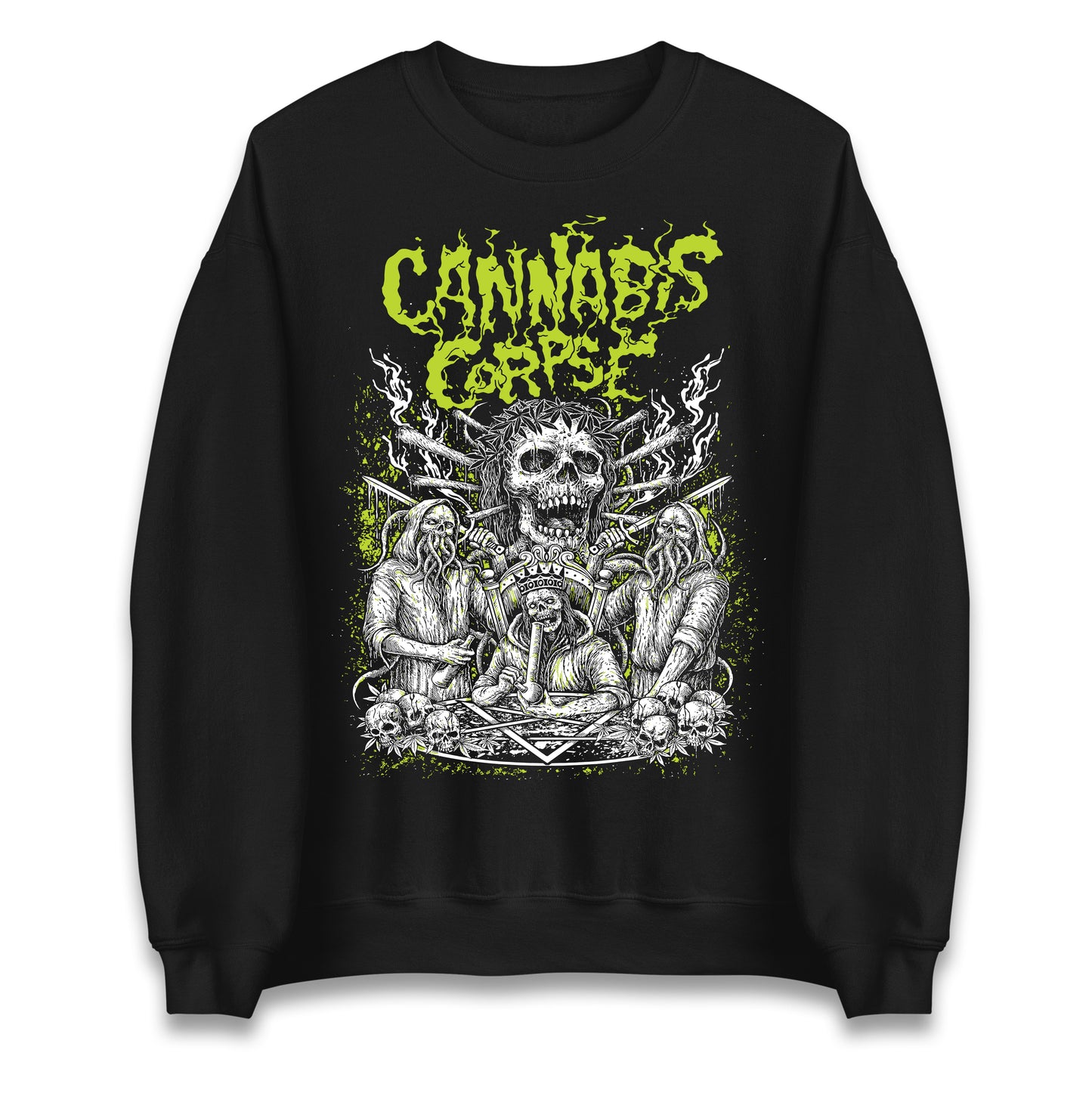 Cannabis Corpse Band Jumper 