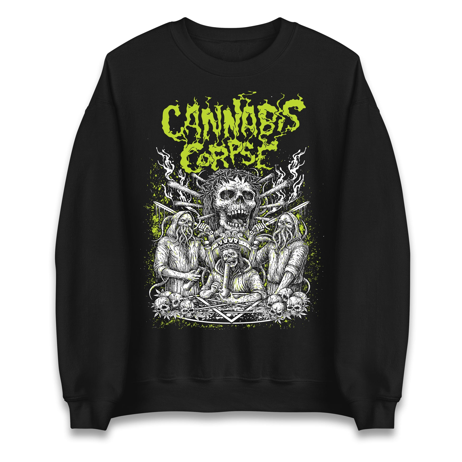 Cannabis Corpse Band Jumper 
