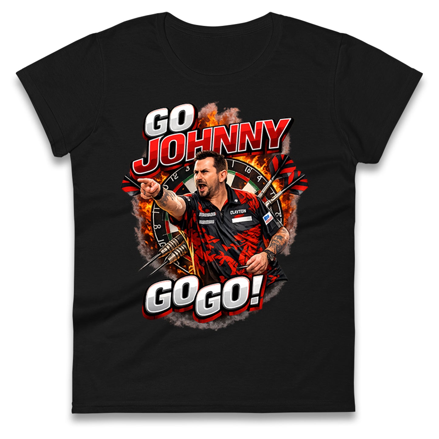 Johnny Clayton Ladies T Shirt