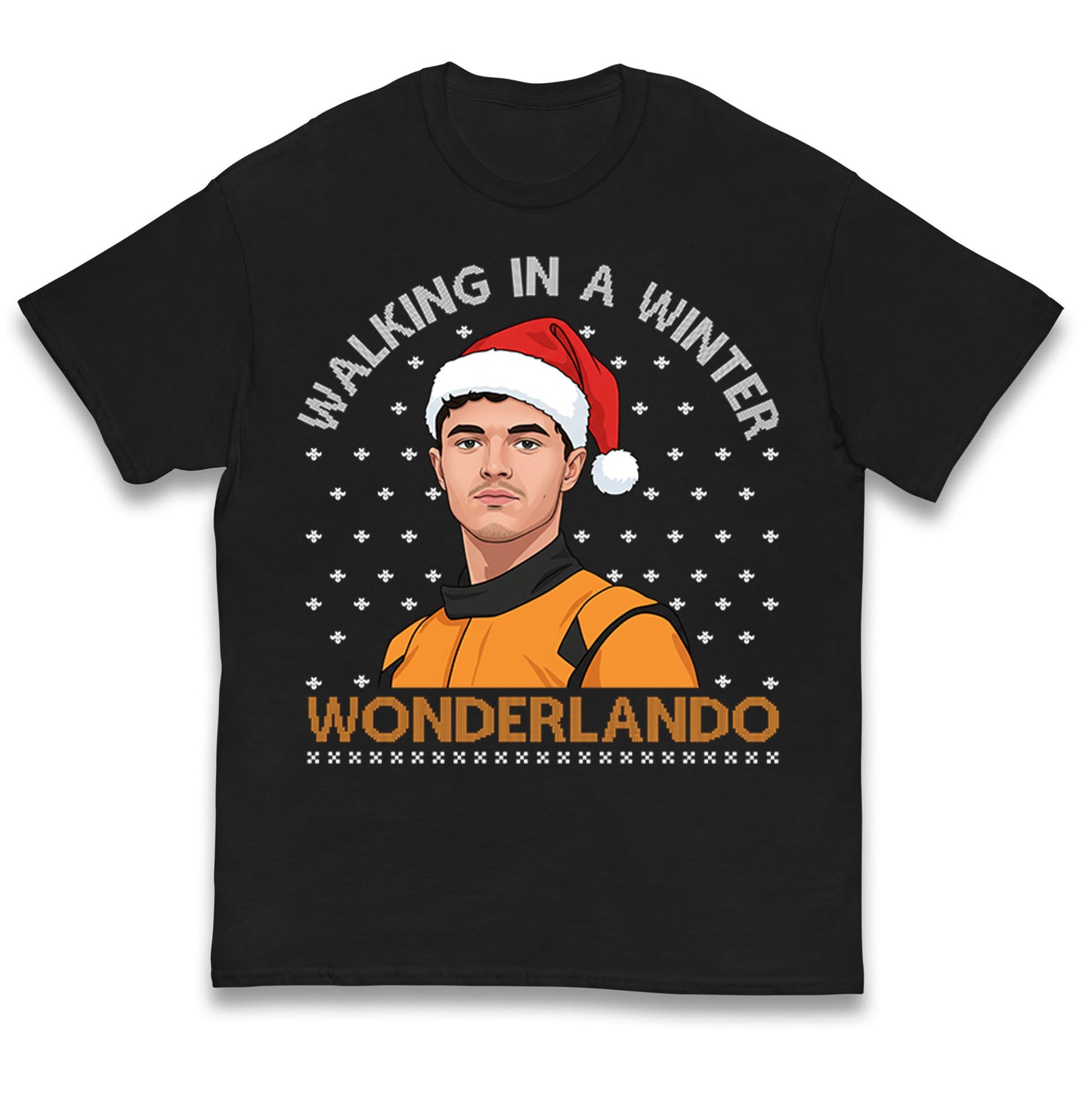 Lando Norris Christmas Kids T Shirt