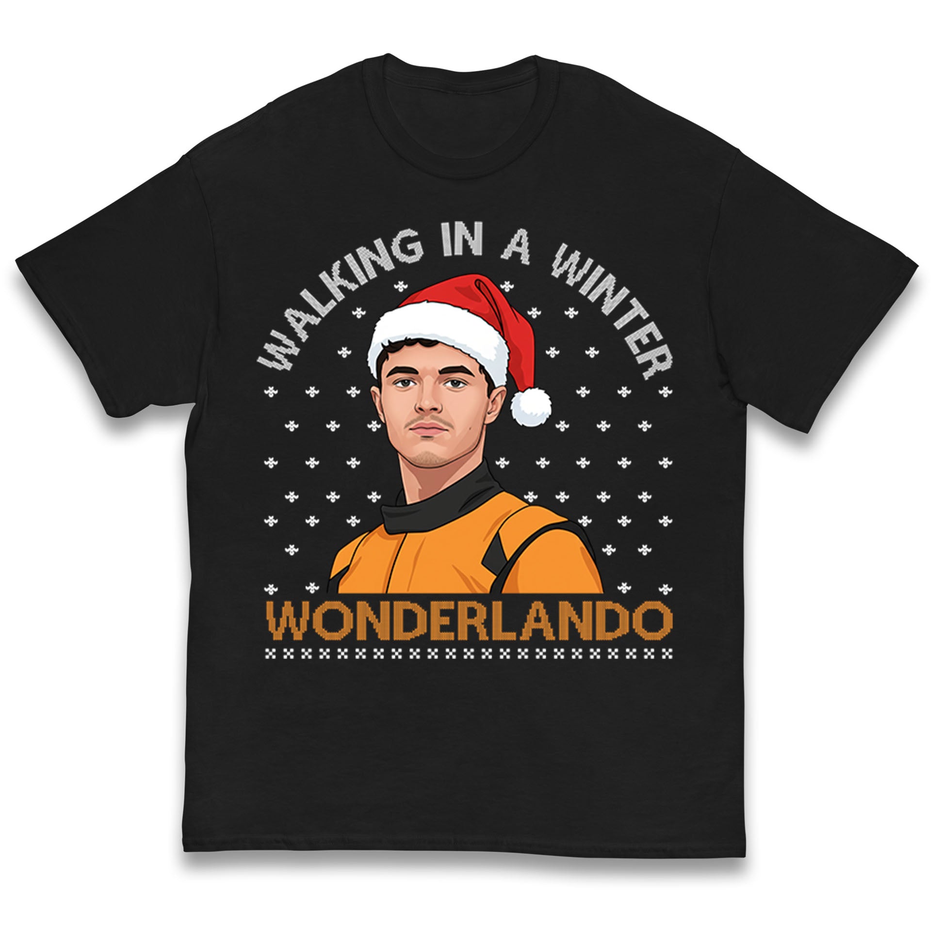 Lando Norris Christmas Kids T Shirt