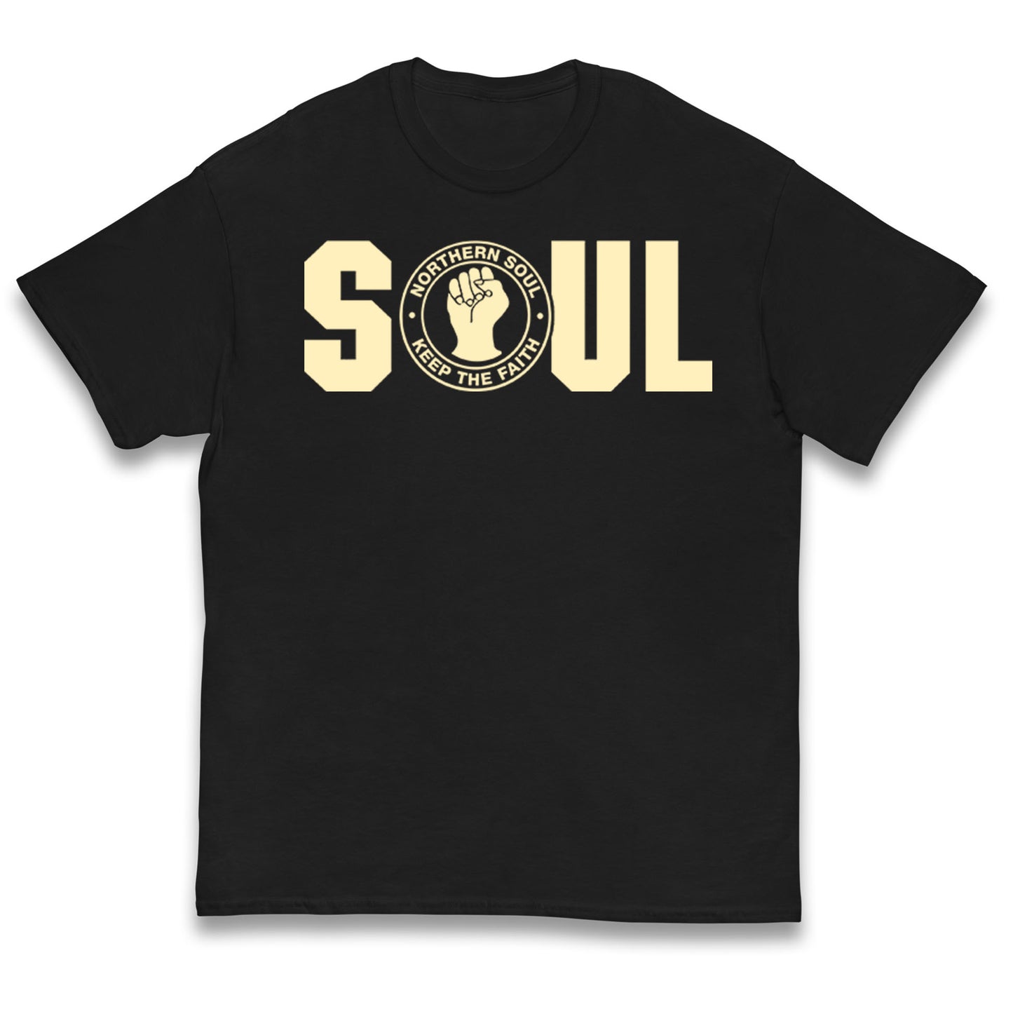 Northern Soul Keep The Faith Logo Kids T Shirt