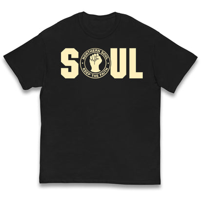 Northern Soul Keep The Faith Logo Kids T Shirt