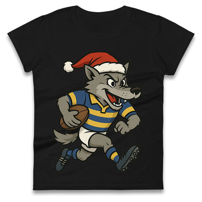 Warrington Wolves Christmas Ladies T Shirt