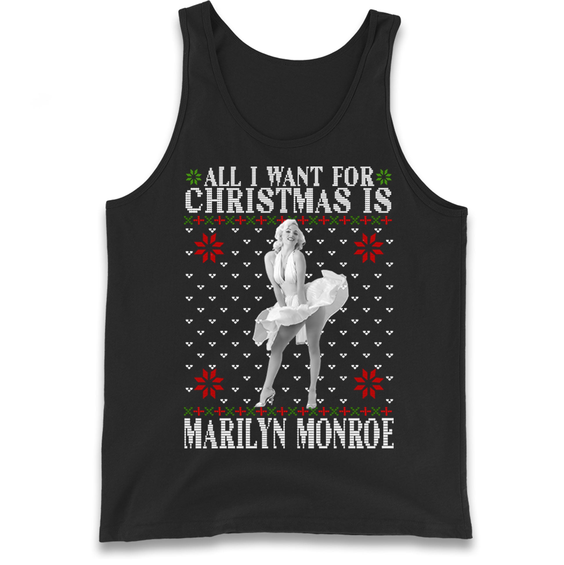 marilyn monroe christmas tank top