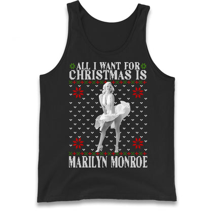marilyn monroe christmas tank top