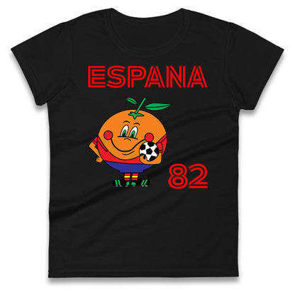 Spain 82 World Cup Ladies T Shirt