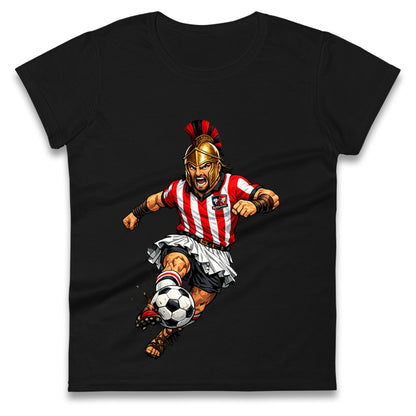 Retro Exeter City Football Ladies T Shirt