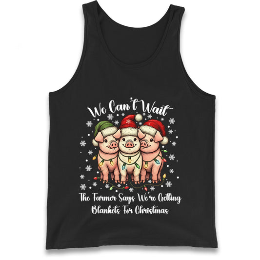 Three Pigs Christmas Tank Top